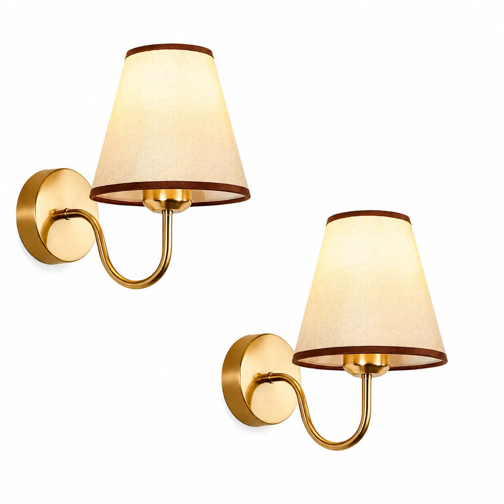Wireless Wall Lights Curved (Set of 2) by VELLOR™