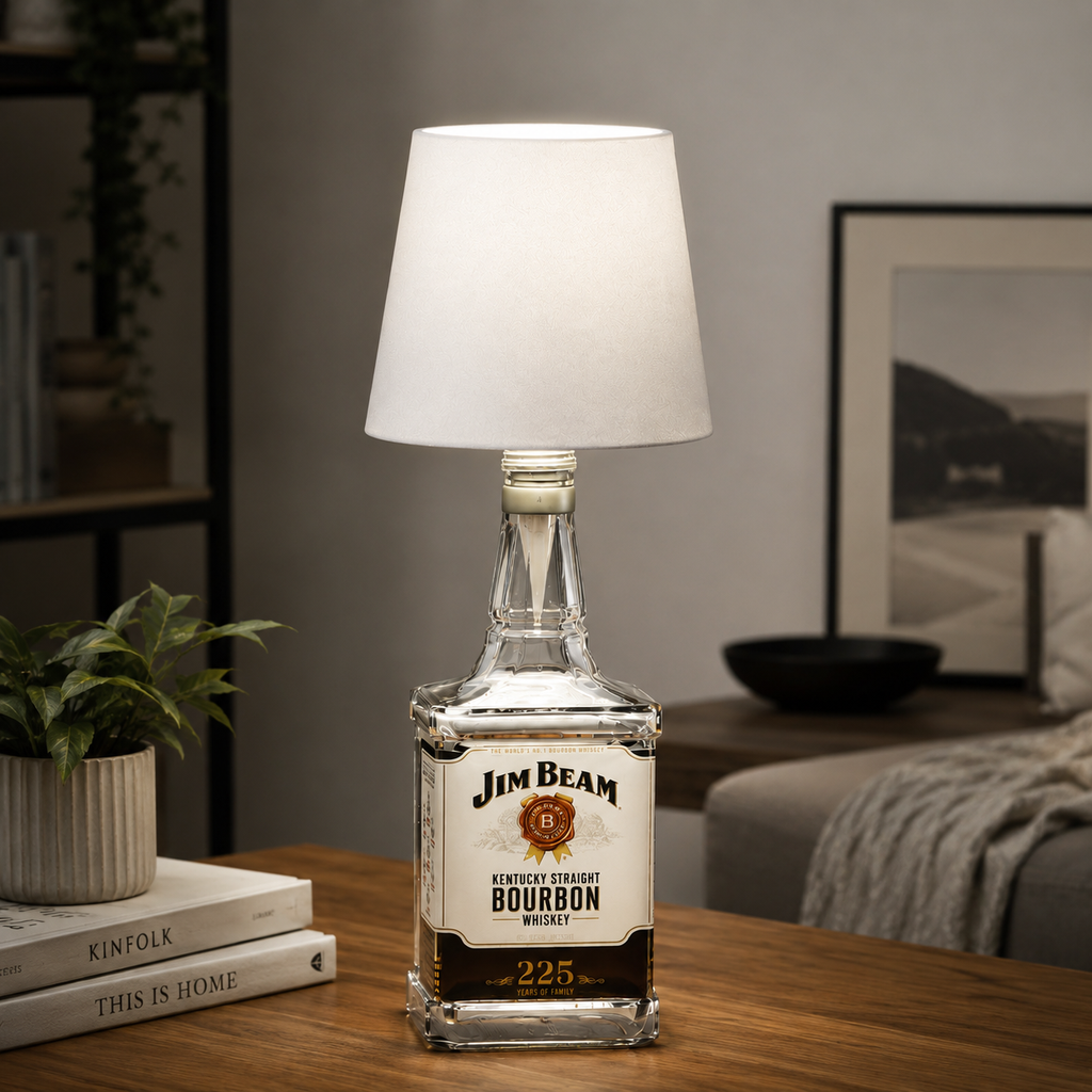 The Classic Cordless Bottle Lamp – White | Turn Any Bottle Into a Statement Piece