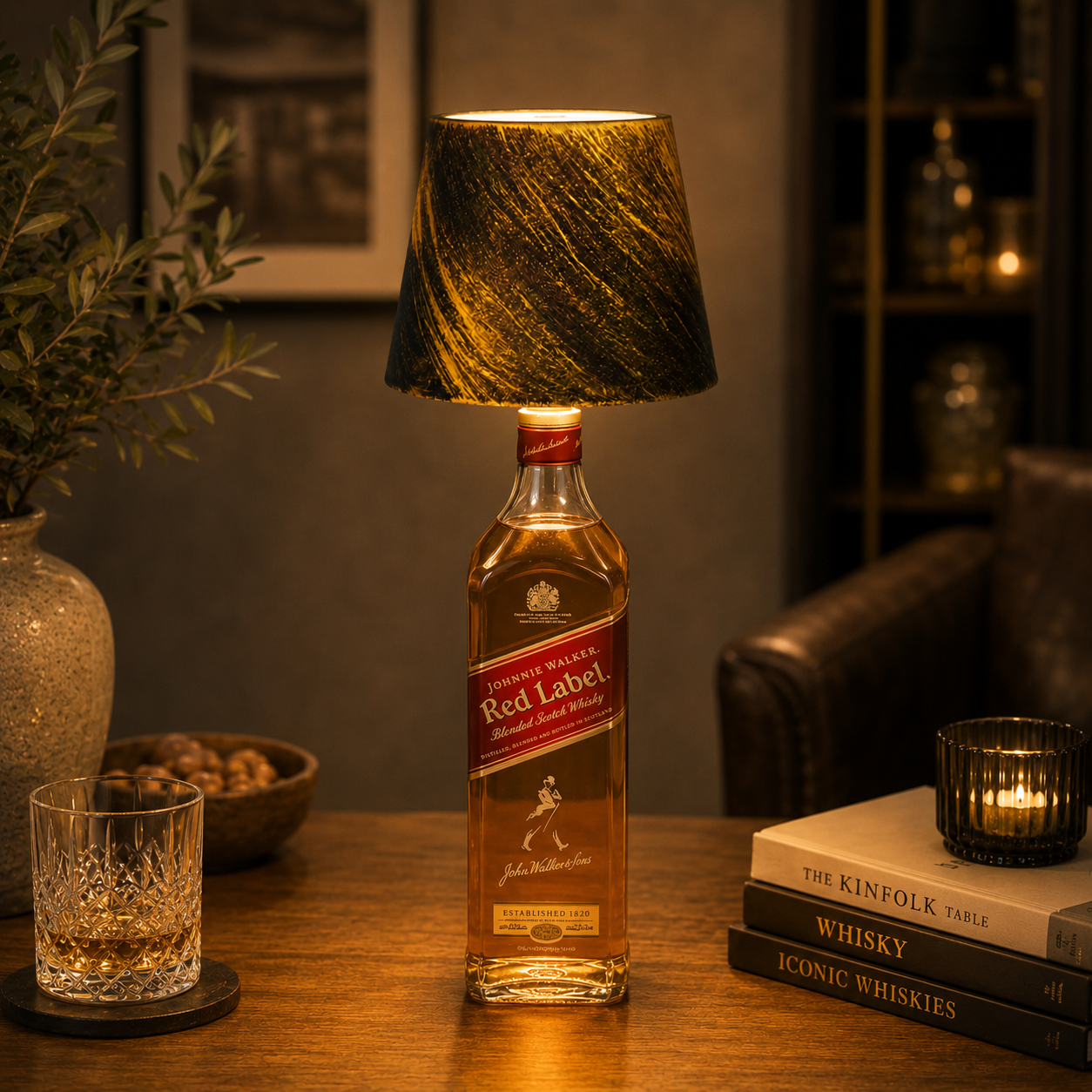 The Classic Cordless Bottle Lamp – Bronze | Turn Any Bottle Into a Statement Piece