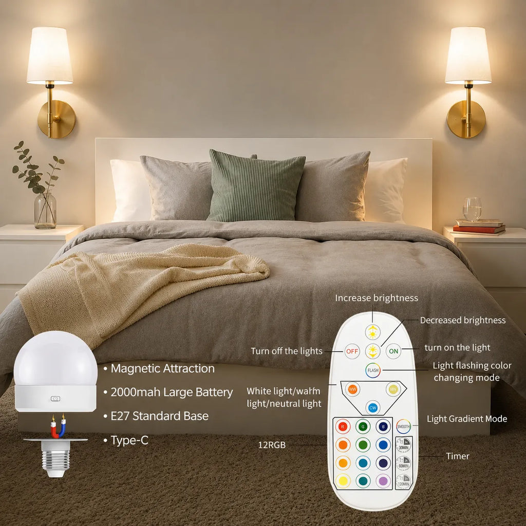 Wireless Wall Lights Elegant (Set of 2) by VELLOR™
