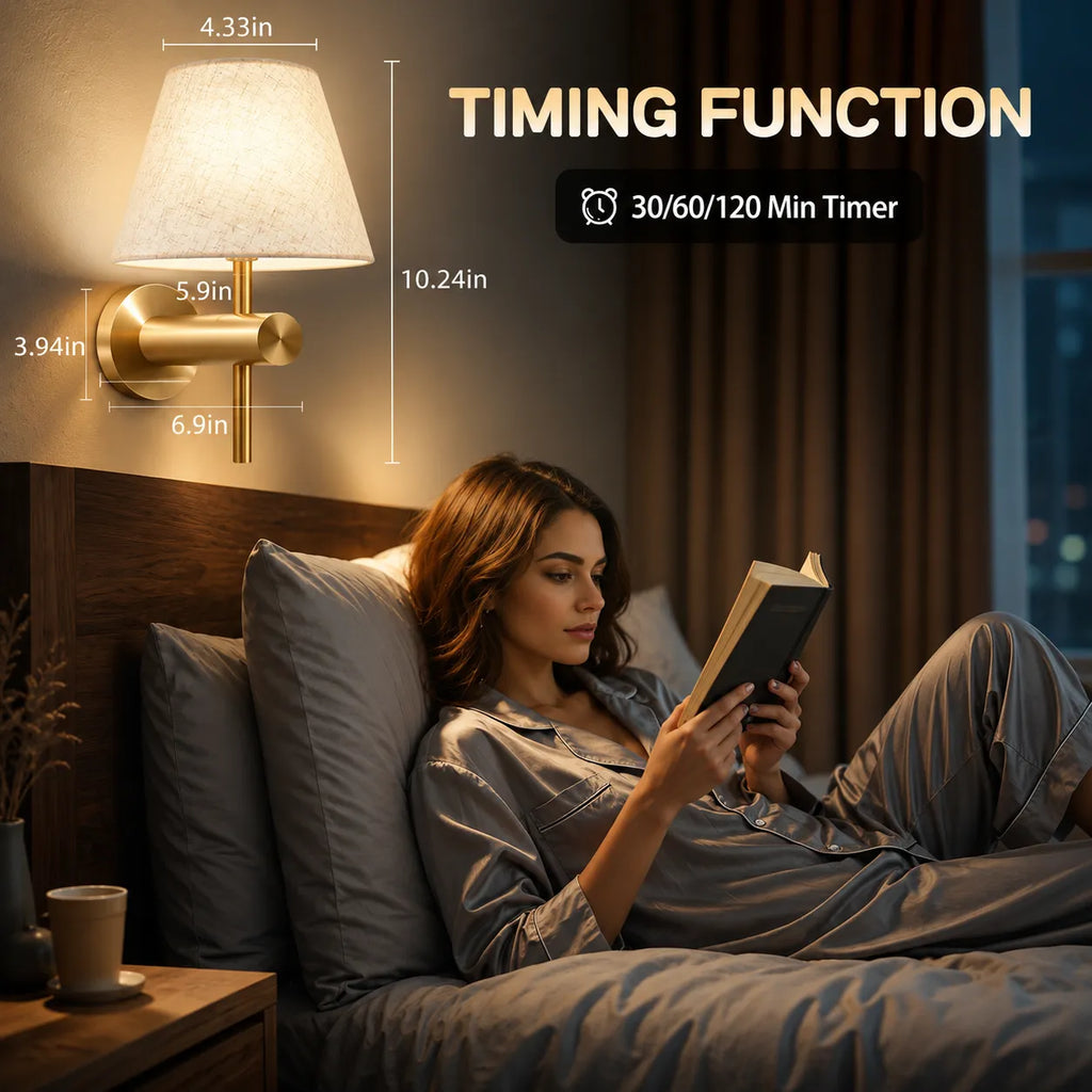 Wireless Wall Lights Minimal (Set of 2) by VELLOR™