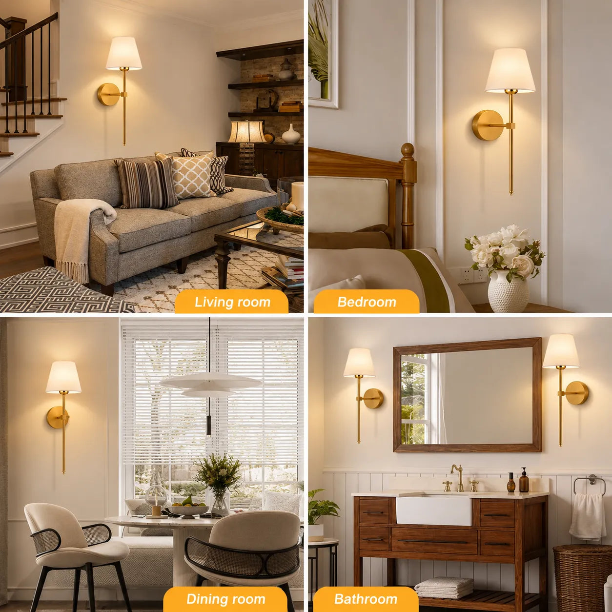 Wireless Wall Lights Classic (Set of 2) by VELLOR™