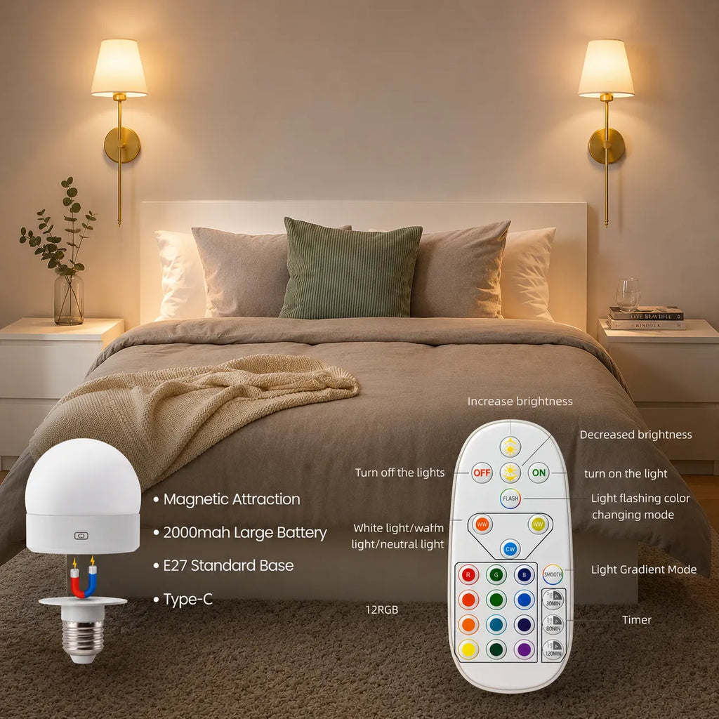 Wireless Wall Lights Classic (Set of 2) by VELLOR™