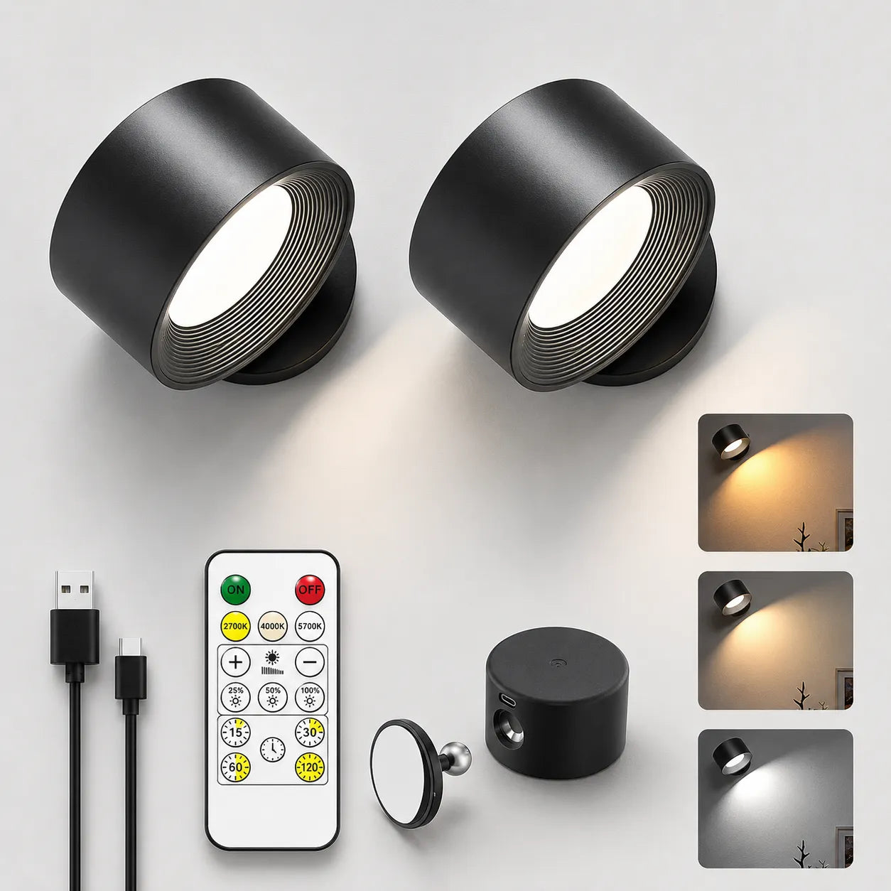 Wireless Wall Lights Spotlight by VELLOR™