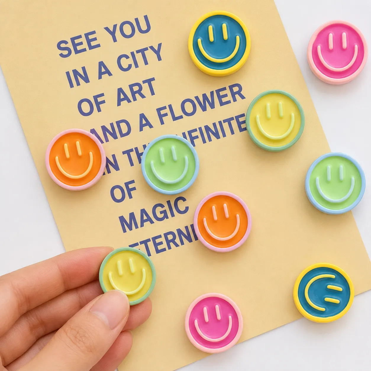 Smiley Face Magnets