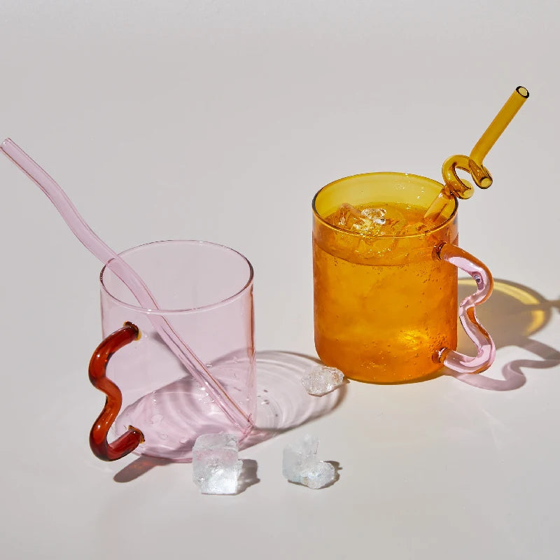 Colourful Glass Mugs
