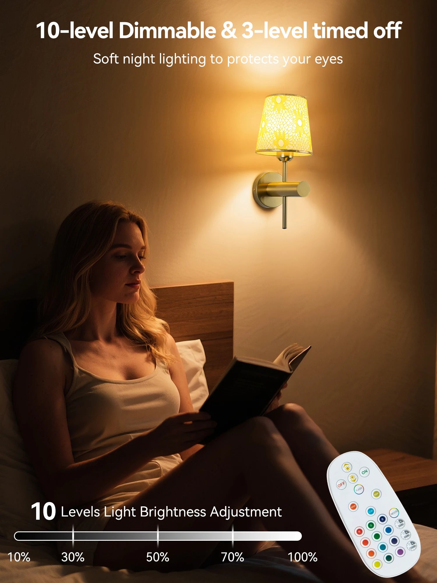 Wireless Wall Lights Mosaic (Set of 2) by VELLOR™