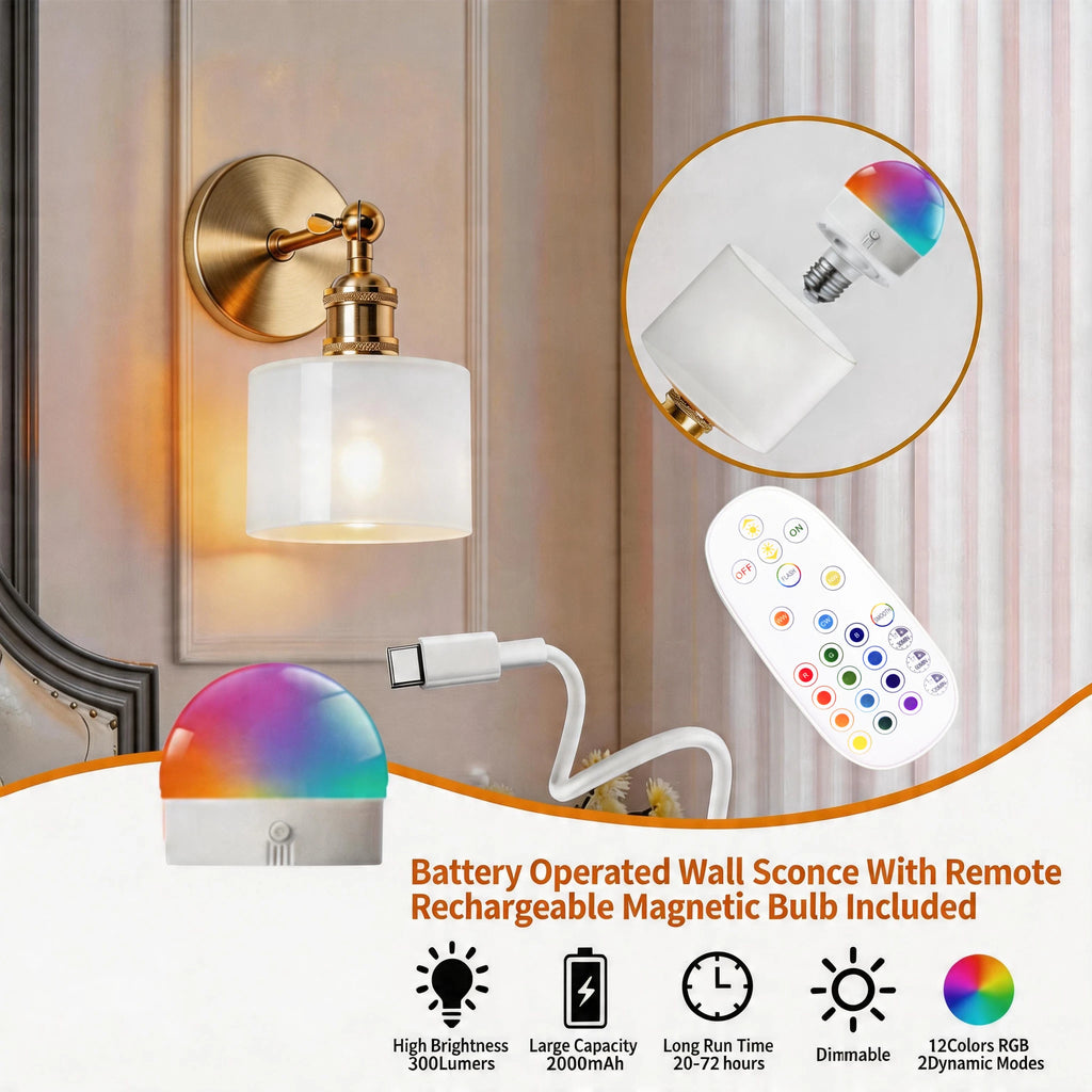 Wireless Wall Lights Vintage (Set of 2) by VELLOR™