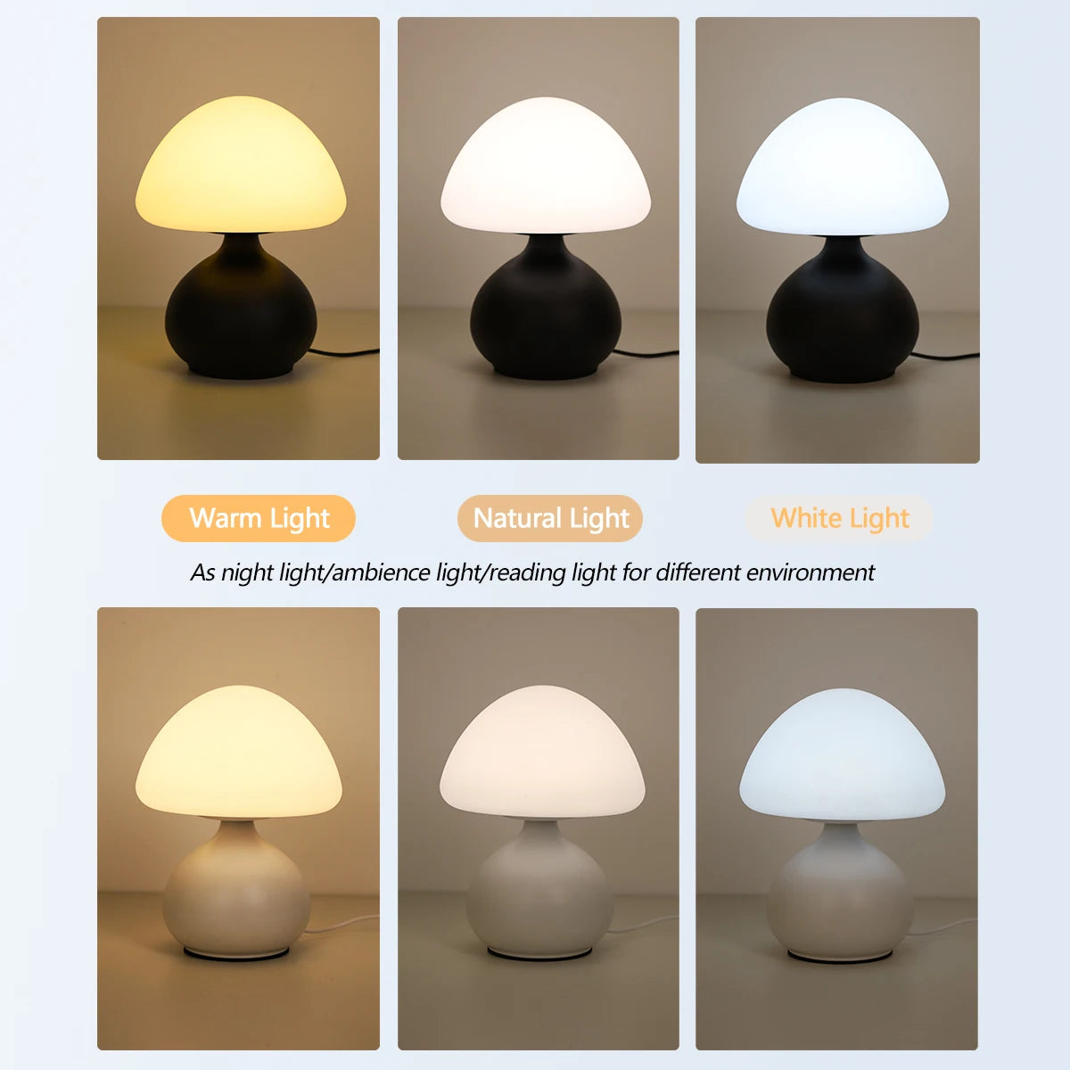 The Minimalist Mushroom Lamp