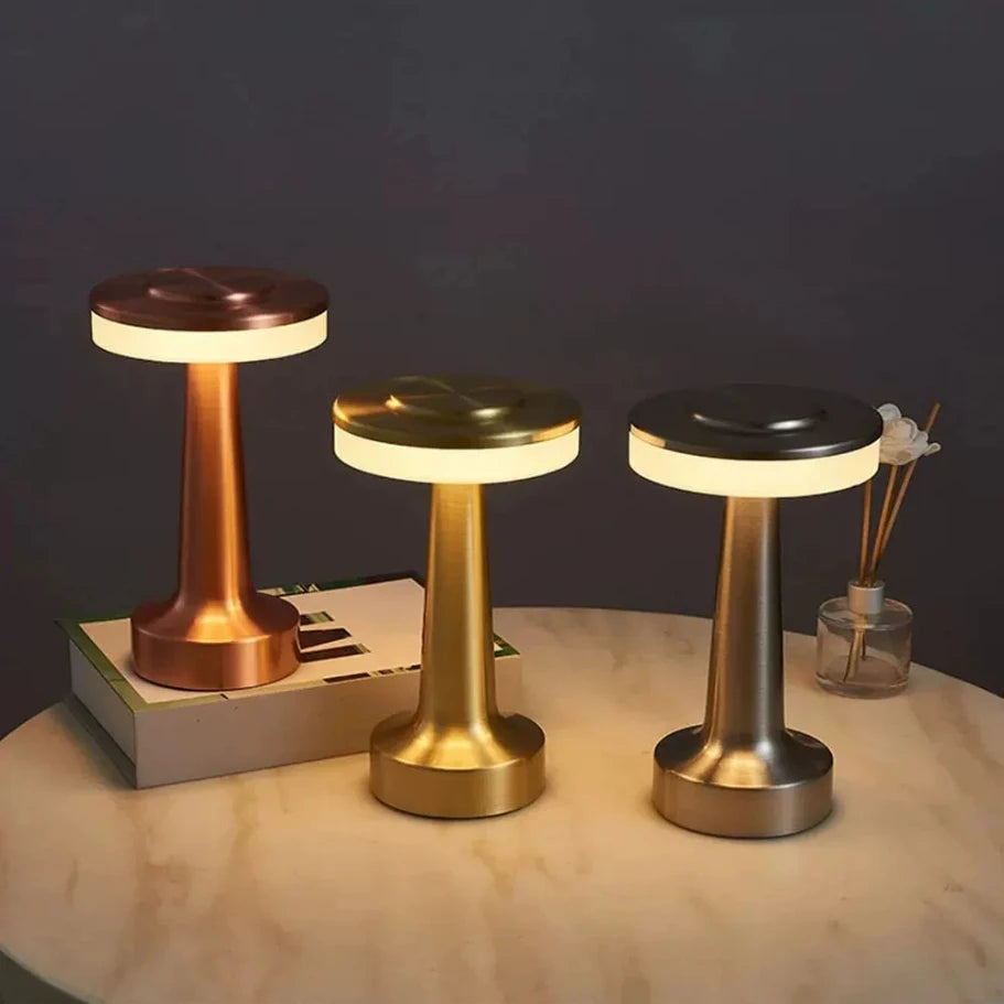 The Cordless Metal Touch Lamp