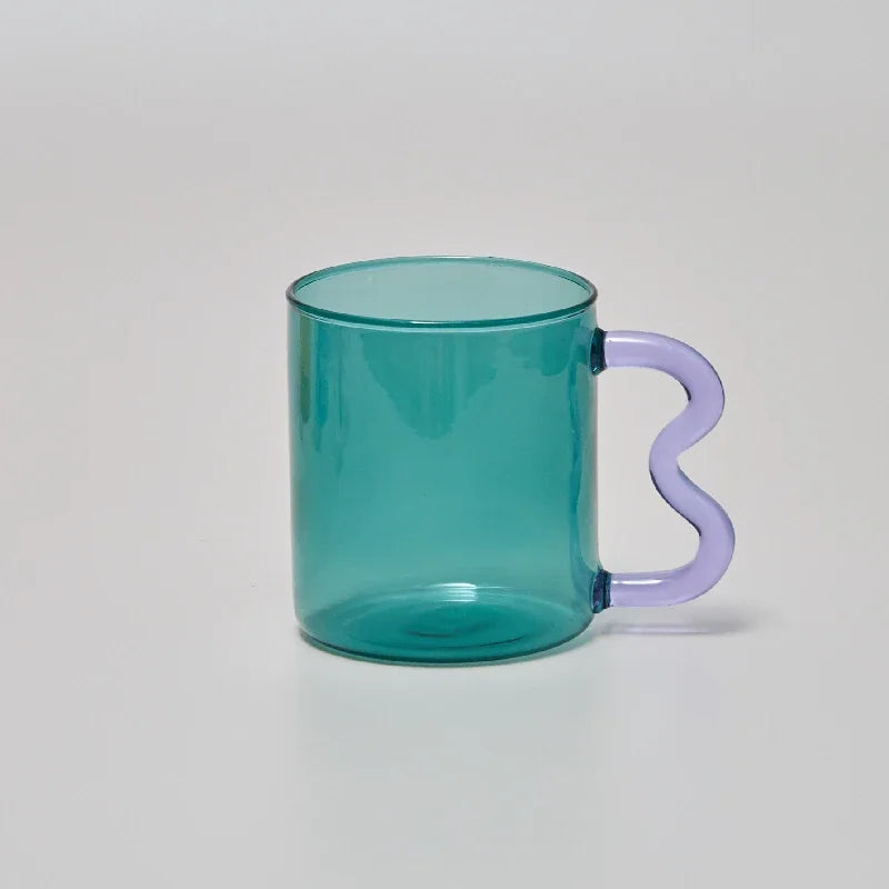 Colourful Glass Mugs