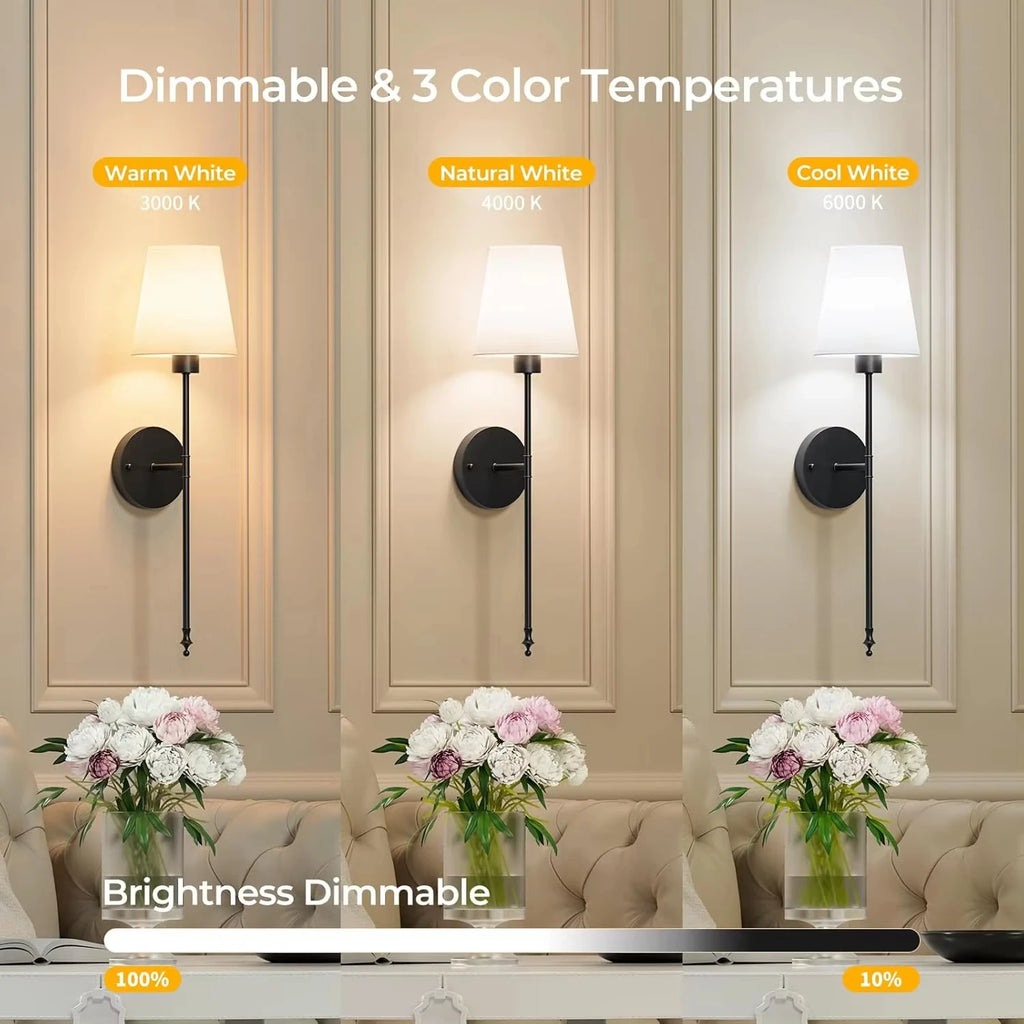 Wireless Wall Lights Tall (Set of 2) by VELLOR™