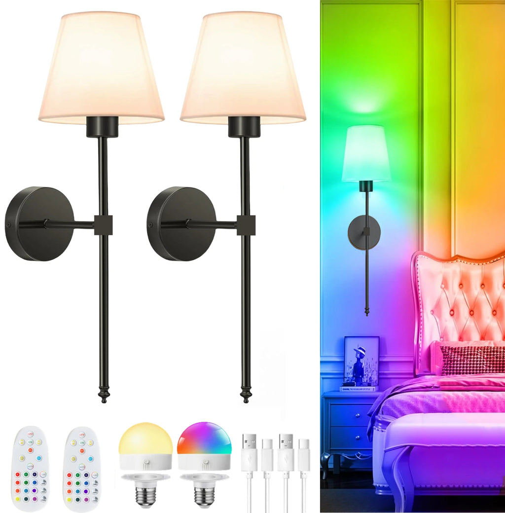 Wireless Wall Lights Classic (Set of 2) by VELLOR™
