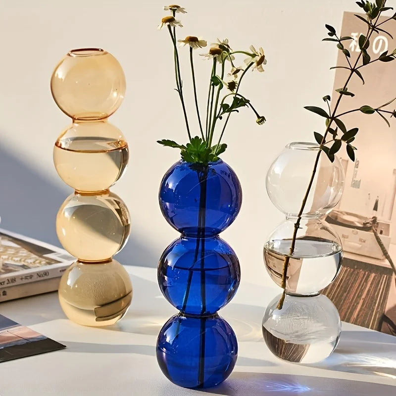 Nordic Bubble Glass Vase
