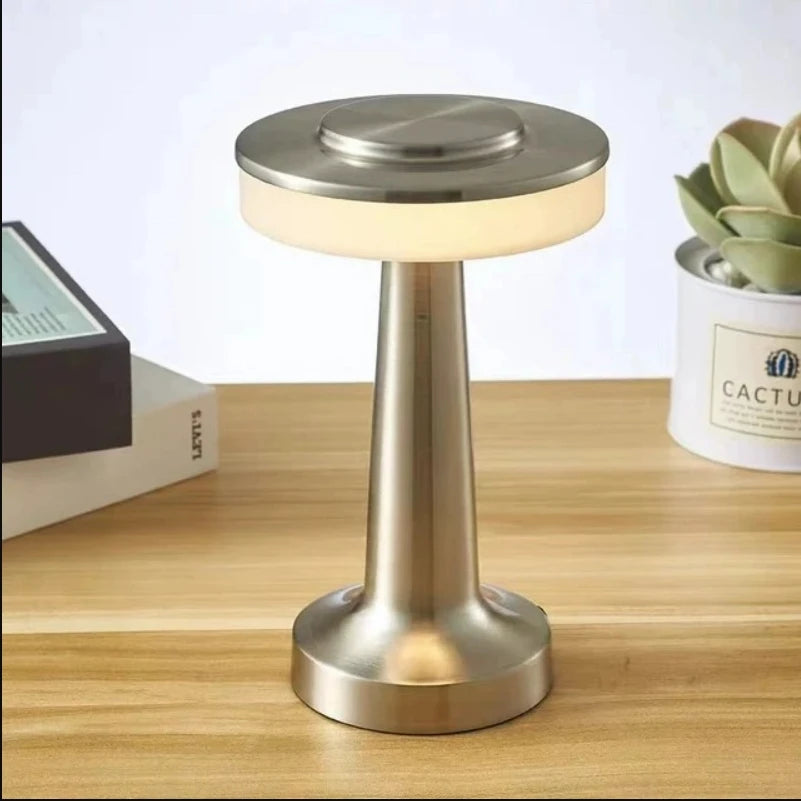 The Cordless Metal Touch Lamp