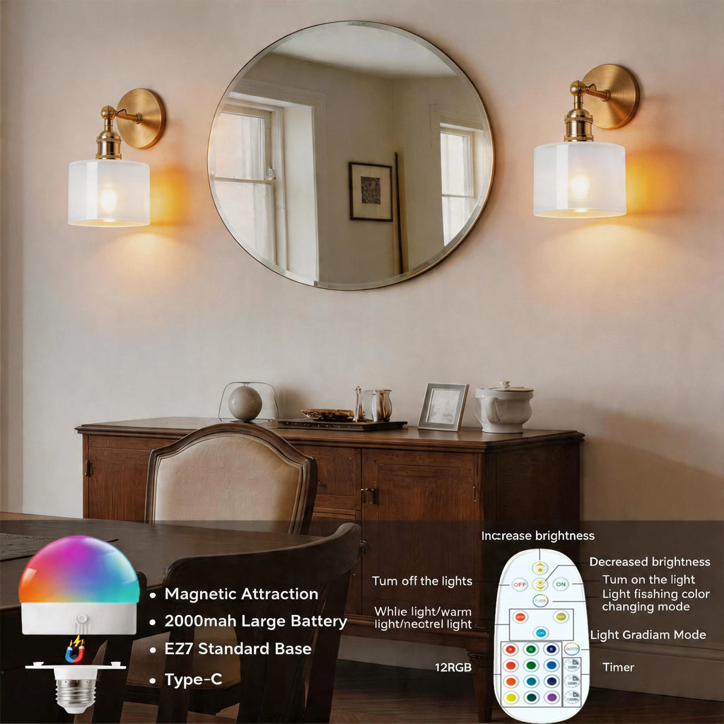 Wireless Wall Lights Vintage (Set of 2) by VELLOR™