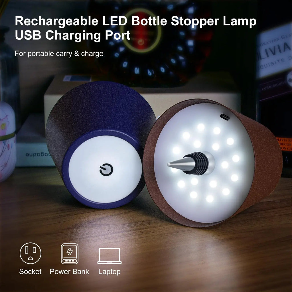 The Classic Cordless Bottle Lamp – Coffee | Turn Any Bottle Into a Statement Piece
