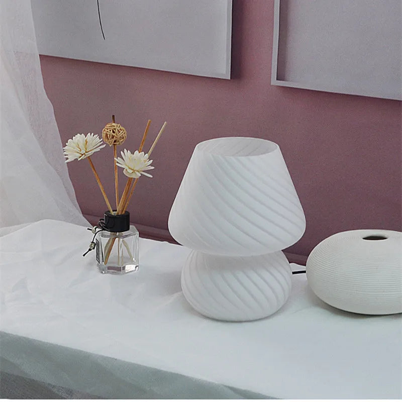 Striped Table Lamp