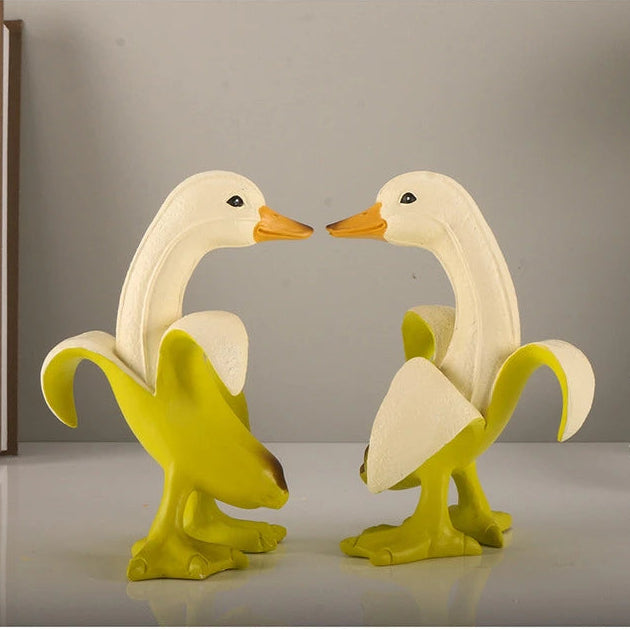 Cartoon Banana Duck