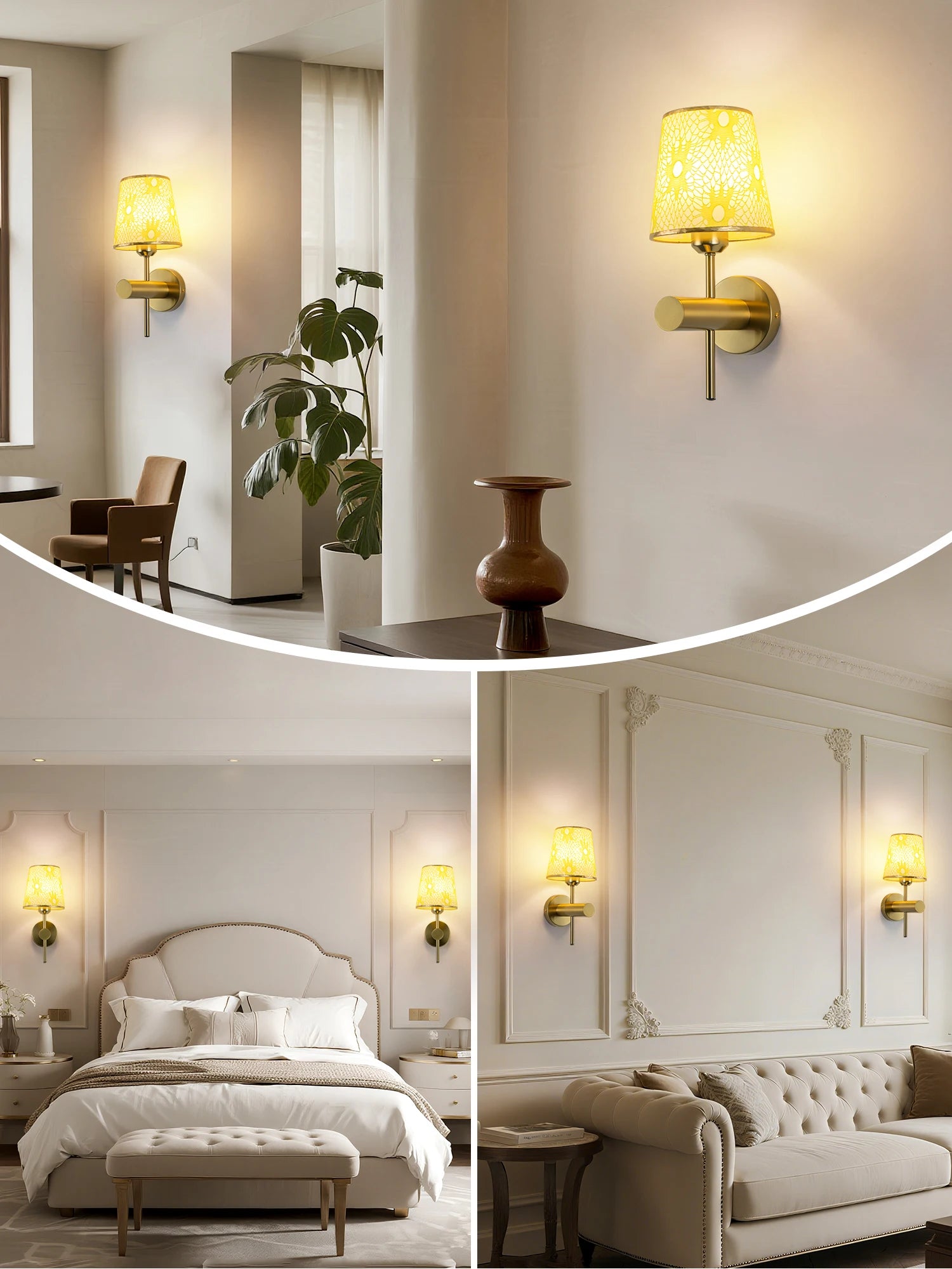 Wireless Wall Lights Mosaic (Set of 2) by VELLOR™