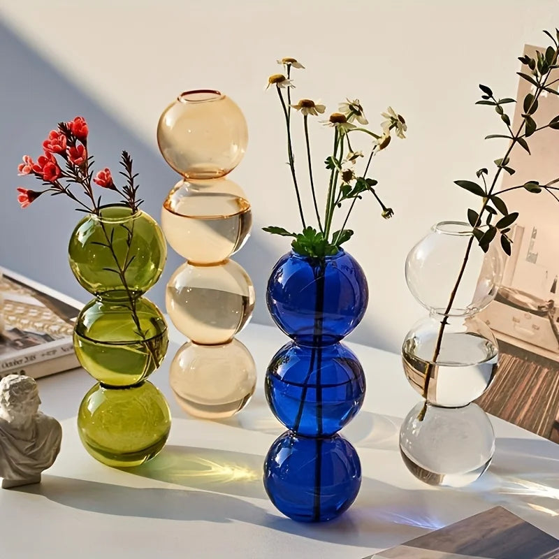 Nordic Bubble Glass Vase