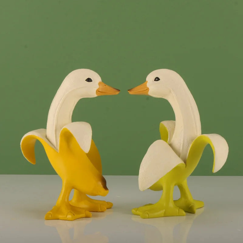 Cartoon Banana Duck