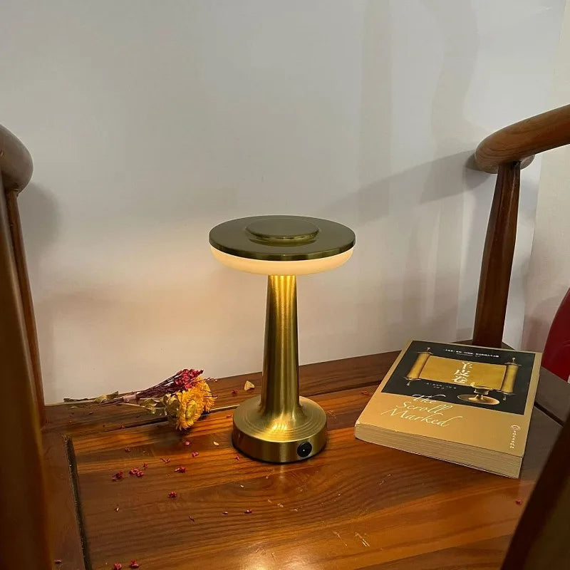 The Cordless Metal Touch Lamp