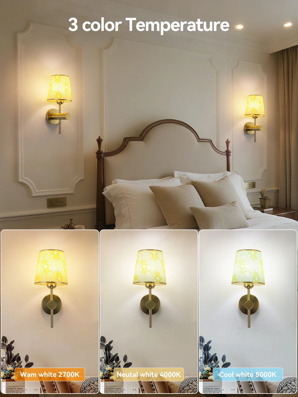 Wireless Wall Lights Mosaic (Set of 2) by VELLOR™
