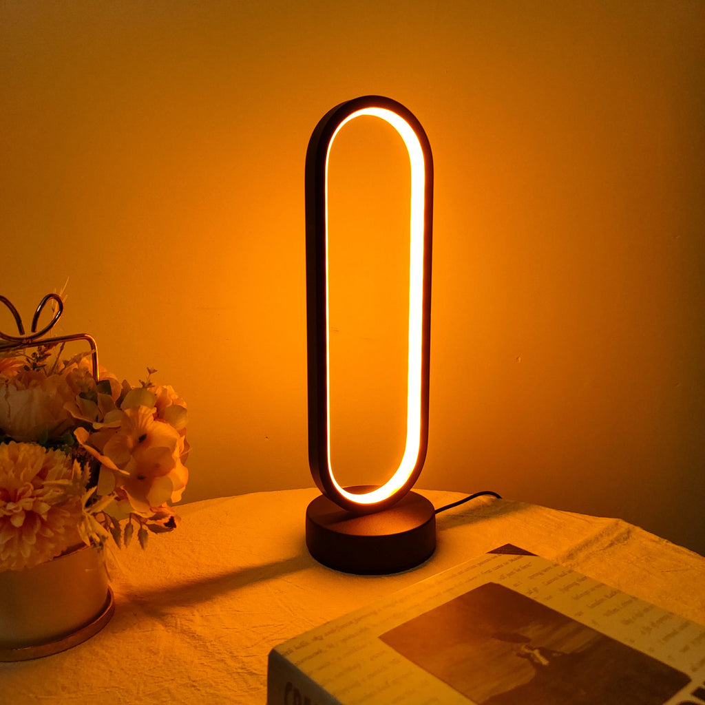 Contemporary Oval Table Lamp