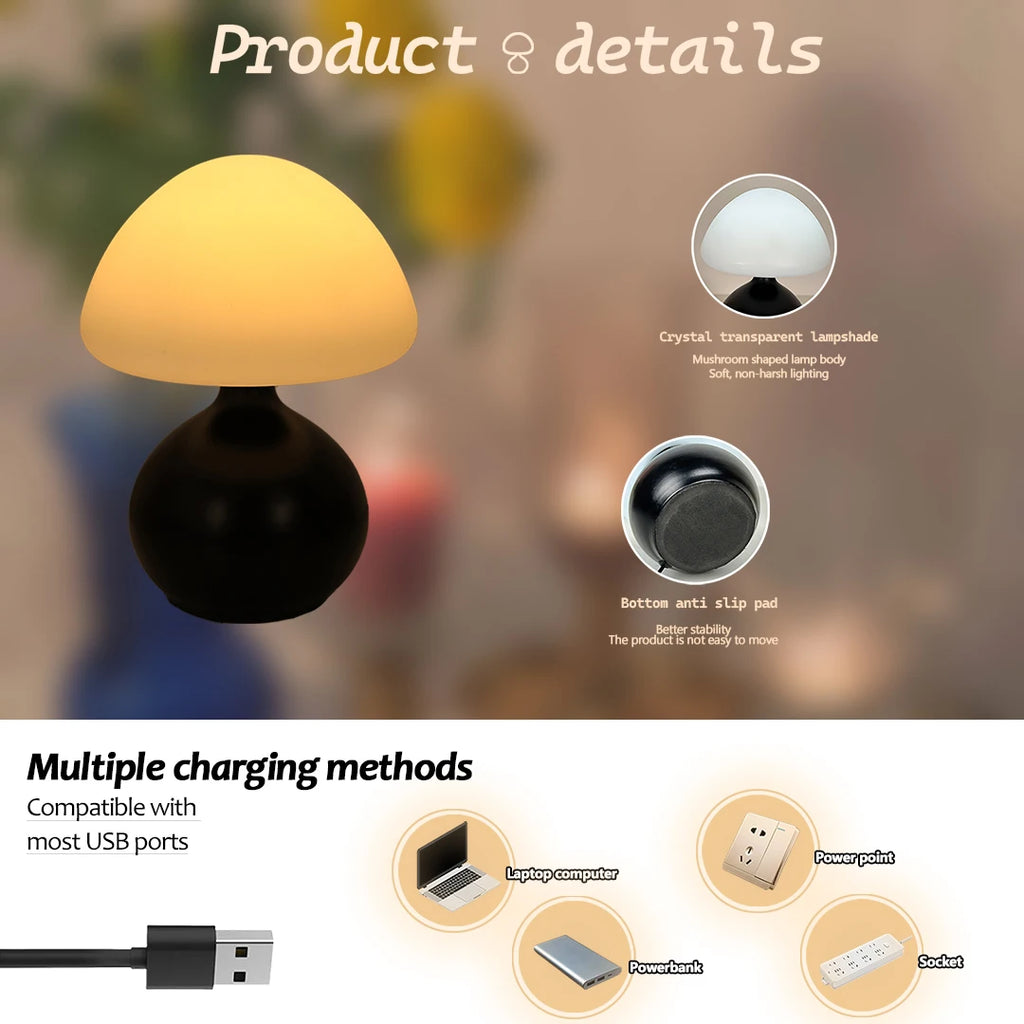 The Minimalist Mushroom Lamp