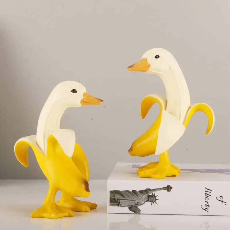 Cartoon Banana Duck
