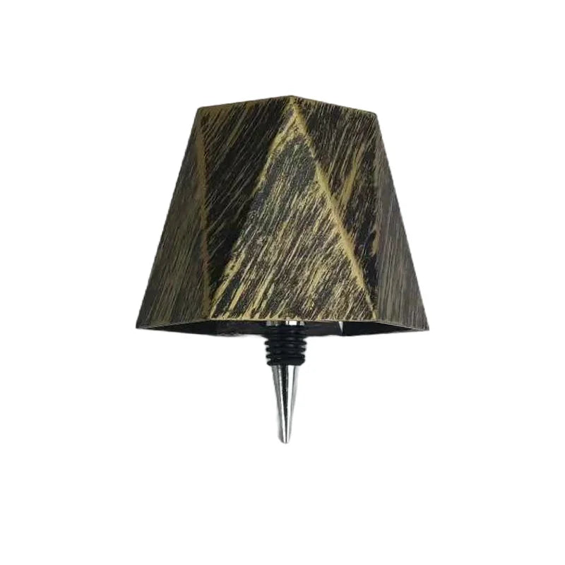 The Faceted Cordless Bottle Lamp – Bronze | Turn Any Bottle Into a Statement Piece