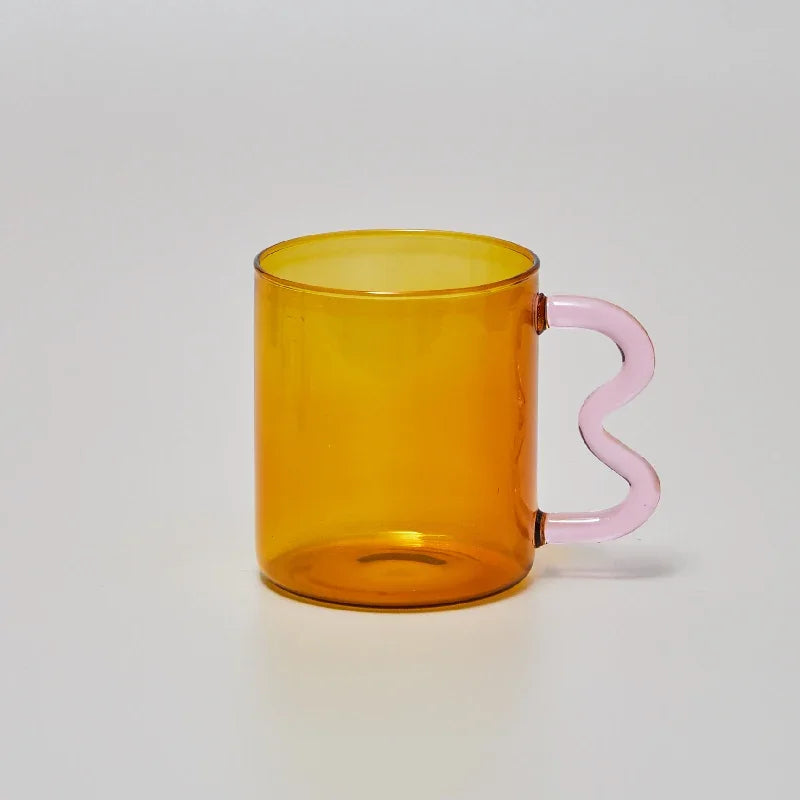Colourful Glass Mugs