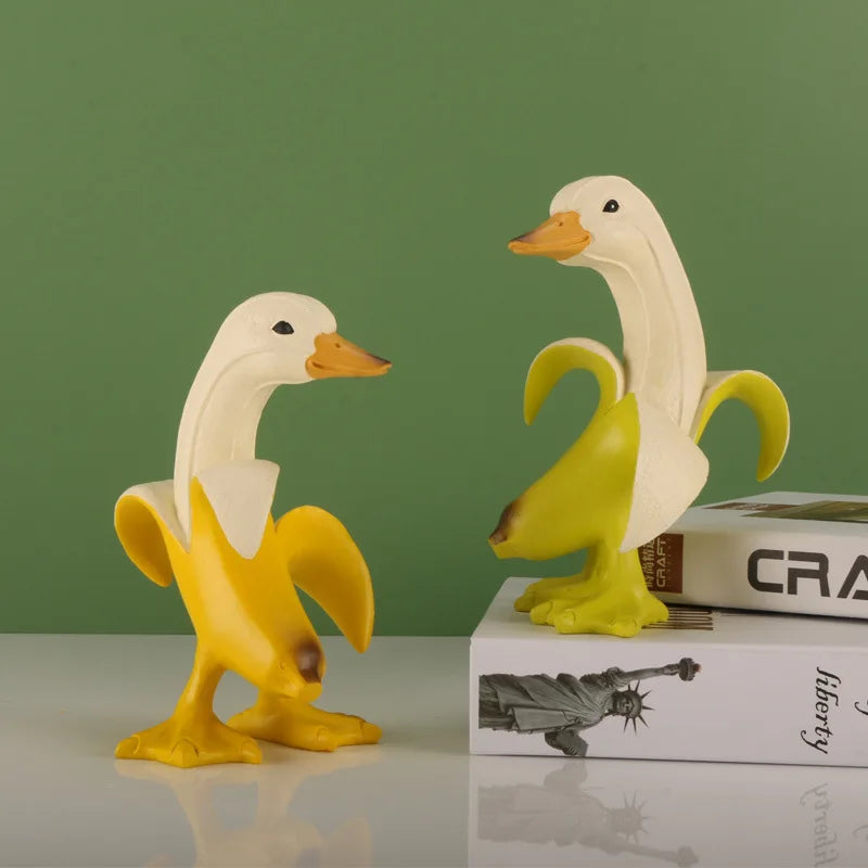 Cartoon Banana Duck