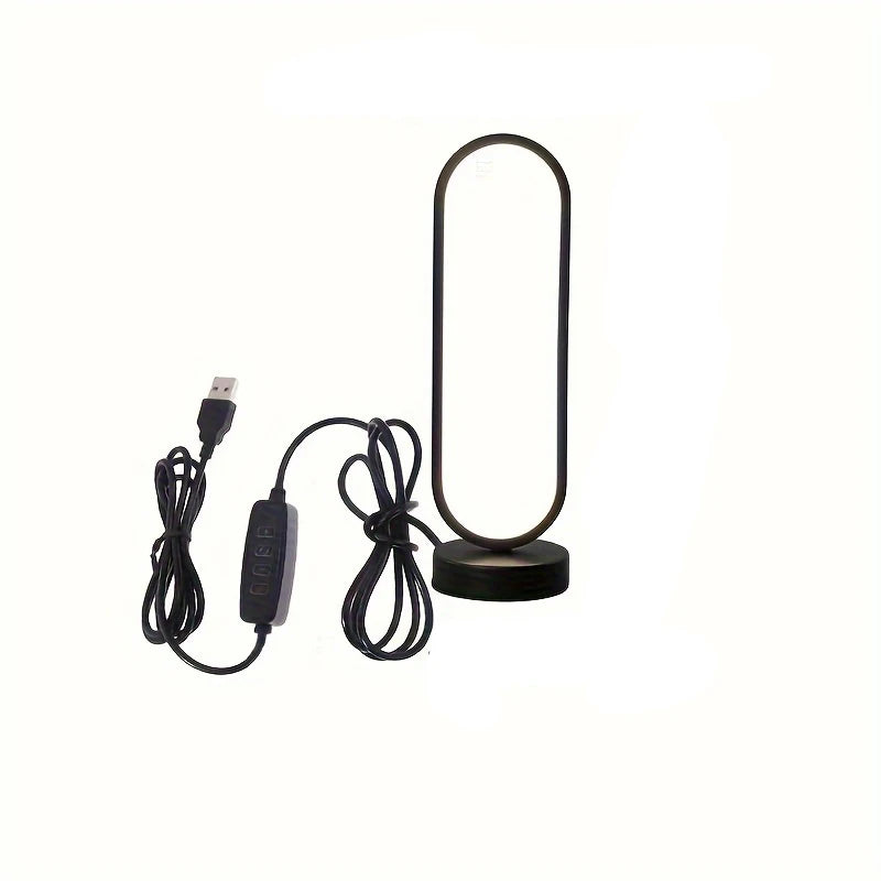 Contemporary Oval Table Lamp